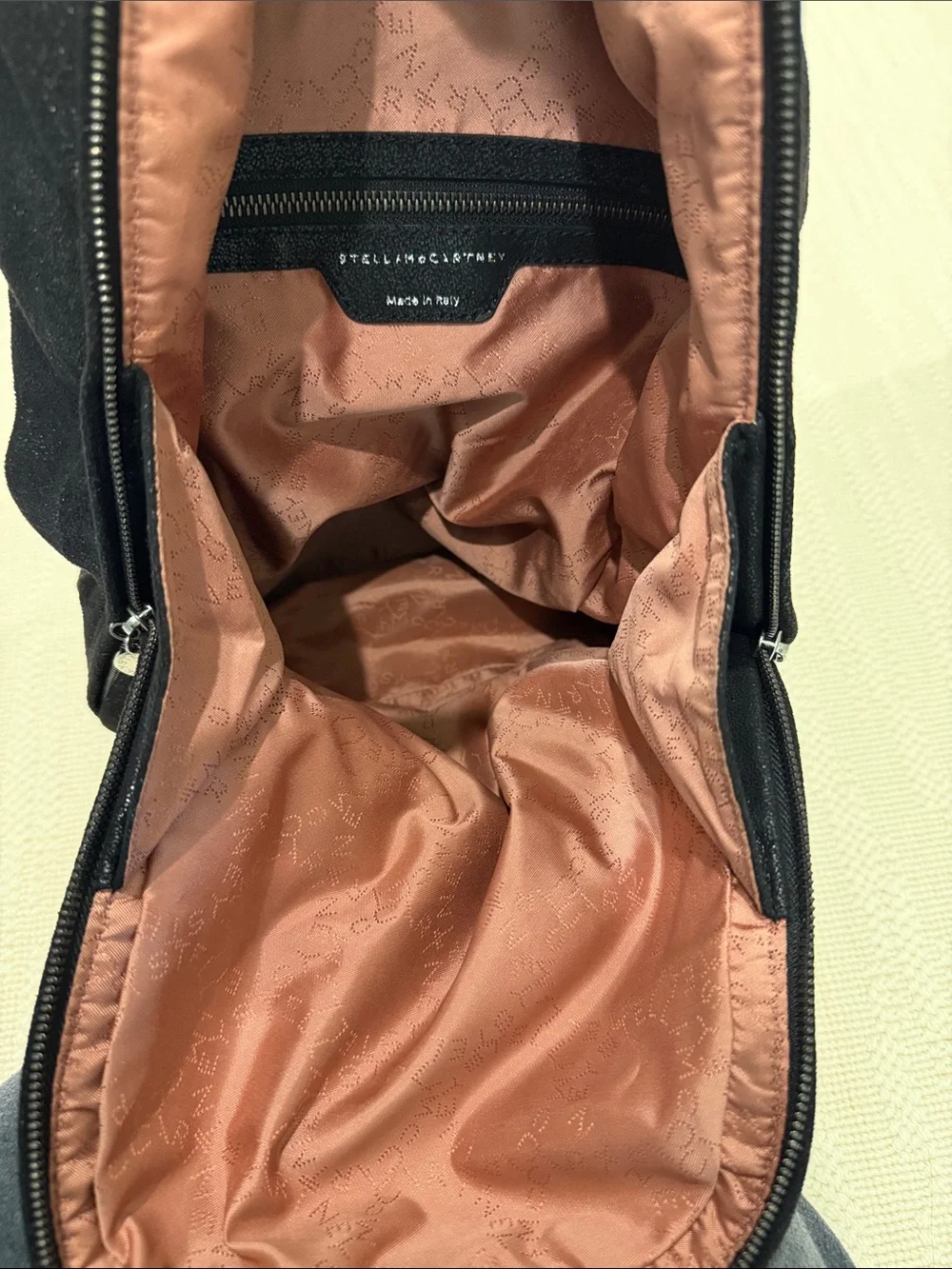 Stella McCartney Black Chain-Trim Women’s Backpack